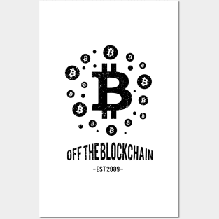 Off the Blockchain distressed ver. Posters and Art